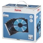 Hama CD Slim Box, obal na 1 cd/dvd, priehľadný/čierny, balenie 100 ks (cena za balenie)
