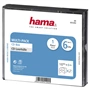 Hama CD Multi-Pack, obal na 6 CD/DVD, priehľadný/čierny