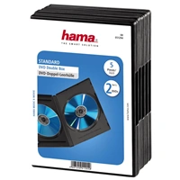 Hama DVD obal, double, 5 ks/bal., farba čierna