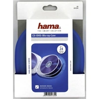 Hama CD Case 24, transparentn modr