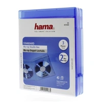 Hama obal na 2 Blu-ray disky, modrý, 3 ks v balení (cena za balenie)