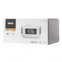 Hama digitálne rádio DR36SBT, FM/DAB/DAB+/Bluetooth, biele