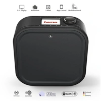 Hama internetov rdio DIR355BT, DAB+/Bluetooth/App, ierne 