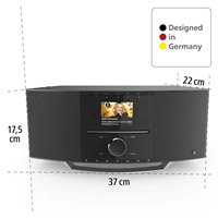 Hama digitlne a internetov rdio DIR3510SCBT, DAB+/CD/BT/RX-TX/App ovldanie