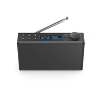 Hama digitálne rádio DR7USB, FM/DAB/DAB+/batériové napájanie, čierne