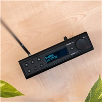 Hama digitálne rádio DR7USB, FM/DAB/DAB+/batériové napájanie, čierne