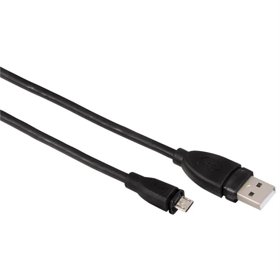 Hama micro USB 2.0 kábel typ A - micro B, 0,25 m, čierny, blister