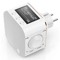 Hama digitálne rádio DR40BT PlugIn, FM/DAB/DAB+/Bluetooth