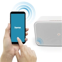 Hama SMART reproduktor SIRIUM2100AMBT, Alexa/Bluetooth, biely (znovn)