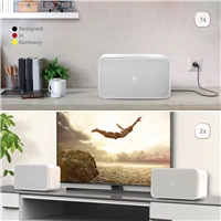 Hama SMART reproduktor SIRIUM2100AMBT, Alexa/Bluetooth, biely (znovn)