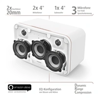Hama SMART reproduktor SIRIUM2100AMBT, Alexa/Bluetooth, biely (znovn)