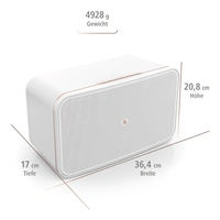 Hama SMART reproduktor SIRIUM2100AMBT, Alexa/Bluetooth, biely (znovn)