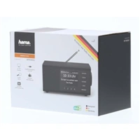 Hama digitálne rádio DR1000, FM/DAB/DAB+, čierne