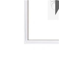 Hama rámček plastový SEVILLA, biela, 21x29,7 cm (formát A4), plastové sklo