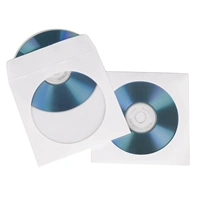 Hama papierové obaly na CD/DVD, biele, balenie 50 ks (cena za balenie)