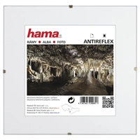 Hama Clip-Fix, antireflexné sklo, 20x20 cm