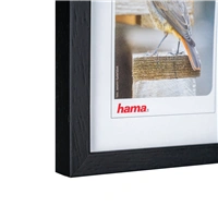Hama rámček drevený STOCKHOLM, čierna, 13x18 cm