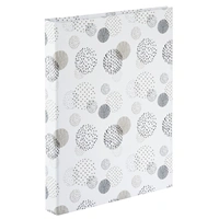 Hama album klasický špirálový GRAPHIC Dots 19x24,5 cm, 40 strán, biele listy