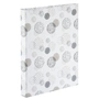 Hama album klasický špirálový GRAPHIC Dots 19x24,5 cm, 40 strán, biele listy