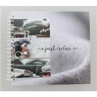 Hama album klasick pirlov RELAX - Just Relax 28x24 cm, 50 strn, biele listy (2. akos)