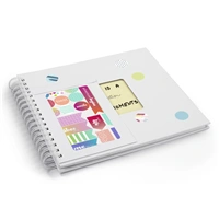 Hama kreatívny set - špirálový album + 3 hárky nálepiek (denník DIY)
