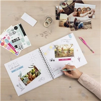 Hama kreatívny set - špirálový album + 3 hárky nálepiek (denník DIY)