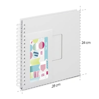 Hama kreatívny set - špirálový album + 3 hárky nálepiek (denník DIY)