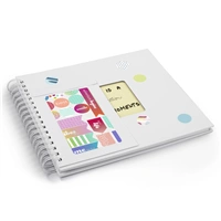 Hama kreatívny set - špirálový album + 3 hárky nálepiek (denník DIY)