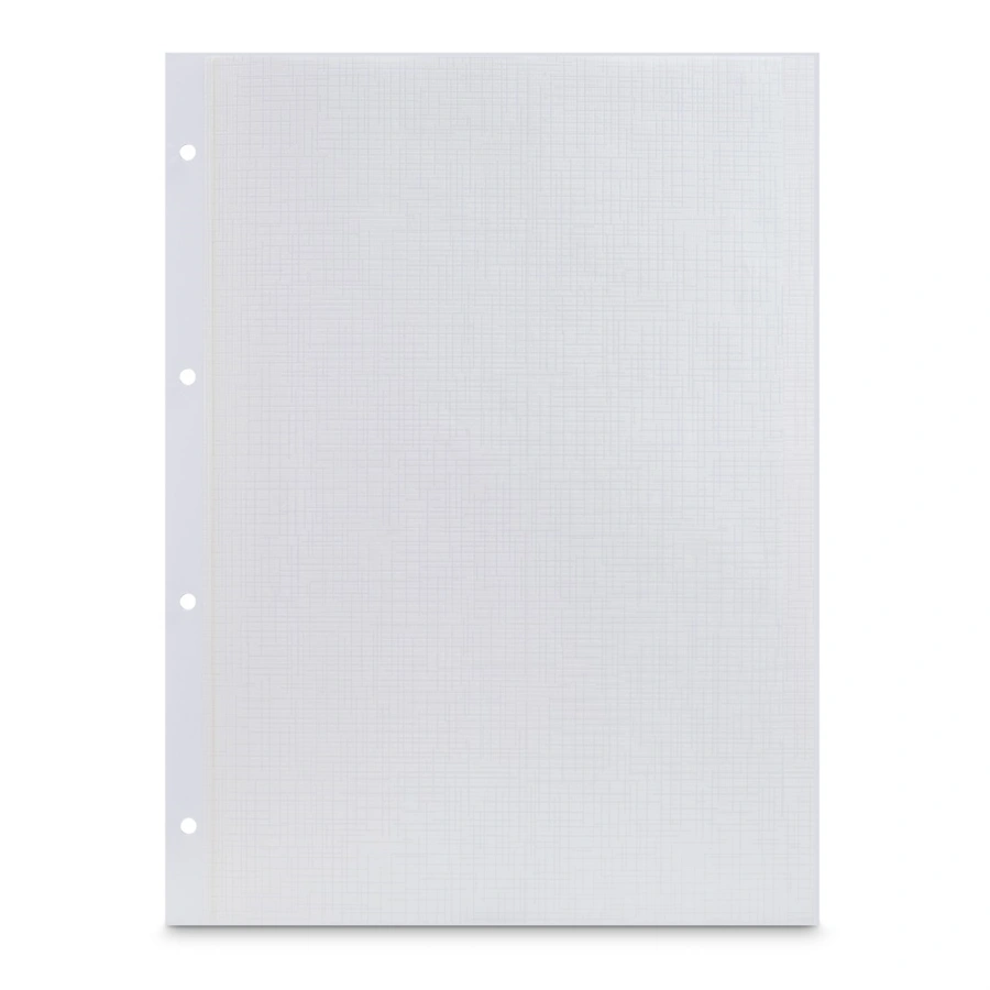 Hama fotokartón s pergamenom, 23,3 x 31 cm, dierovaný, 25 listov, biela