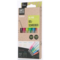 Hama gélové guľôčkové pero Glitter & Classic - set 6 farieb