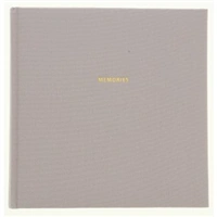 Hama album klasický MEMORIES 25x25 cm, 50 strán, šedý