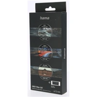 Hama set šedých filtrov ND8, ND64, ND1000, priemer 72 mm, puzdro na filtre