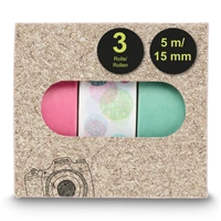 Hama lepiace pásky pre kreatívnu tvorbu II, rôzne motívy, balenie 15 setov (cena je uvedená za 1 set