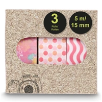 Hama lepiace pásky pre kreatívnu tvorbu II, rôzne motívy, balenie 15 setov (cena je uvedená za 1 set