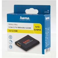 Hama fotoakumulátor typ Olympus Li-50B, Li-Ion 3,7 V/800 mAh