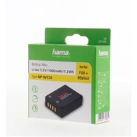 Hama fotoakumultor typ Fuji NP-W126, Li-Ion 7,2 V/1000 mAh