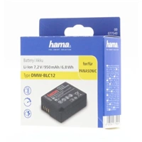 Hama fotoakumulátor typ Panasonic DMW-BLC12, Li-Ion 7,2 V/950 mAh