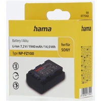 Hama fotoakumulátor typ Sony NP-FZ100, Li-Ion 7,2 V/1940 mAh