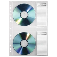 Hama zakladače na CD/DVD, pre krúžkové zakladače, DIN A4, balenie 10 ks (cena za balenie)