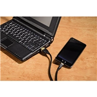 Hama micro USB 2.0 kábel, typ A - micro B, 0,75 m, čierny