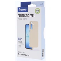 Hama Fantastic Feel, kryt pre Samsung Galaxy A17, hebký povrch, farba nude