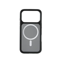 Black Rock Hybrid Case, kryt pre Apple iPhone 17 Pro, magnetický, matný, polopriehľadný čierny