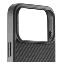 Black Rock Robust Carbon, kryt pre Apple iPhone 17 Pro, magnetický, karbónový vzhľad, čierny