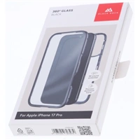 Black Rock 360° Glass, kryt pre Apple iPhone 17 Pro, sklenený, predný+ zadný diel, priehľadný/čierny