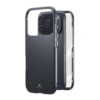 Black Rock 360° Glass, kryt pre Apple iPhone 17 Pro, sklenený, predný + zadný diel, karbónová úprava