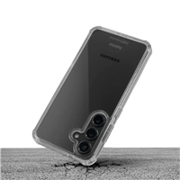 Hama Extreme Protect, kryt pre Samsung Galaxy S25 FE, materiál D3O®, nezažltne, priehľadný