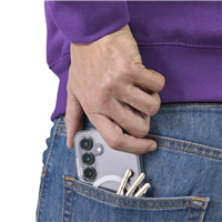 Hama Extreme Protect, kryt pre Samsung Galaxy S25 FE, magnetický, D3O®, nezažltne, priehľadný