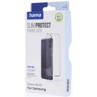 Hama Slim Protect, kryt pre Samsung Galaxy S25 FE, ultra tenký, 20% recyklov. materiálov, priehľadný