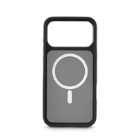 Black Rock Hybrid Case, kryt pre Apple iPhone 17 Pro Max, magnetický, matný, polopriehľadný čierny