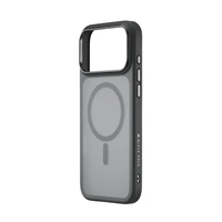 Black Rock Hybrid Case, kryt pre Apple iPhone 17 Pro Max, magnetický, matný, polopriehľadný čierny